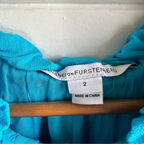 DVF Silk Draped Mini Dress - Picture 5 of 5